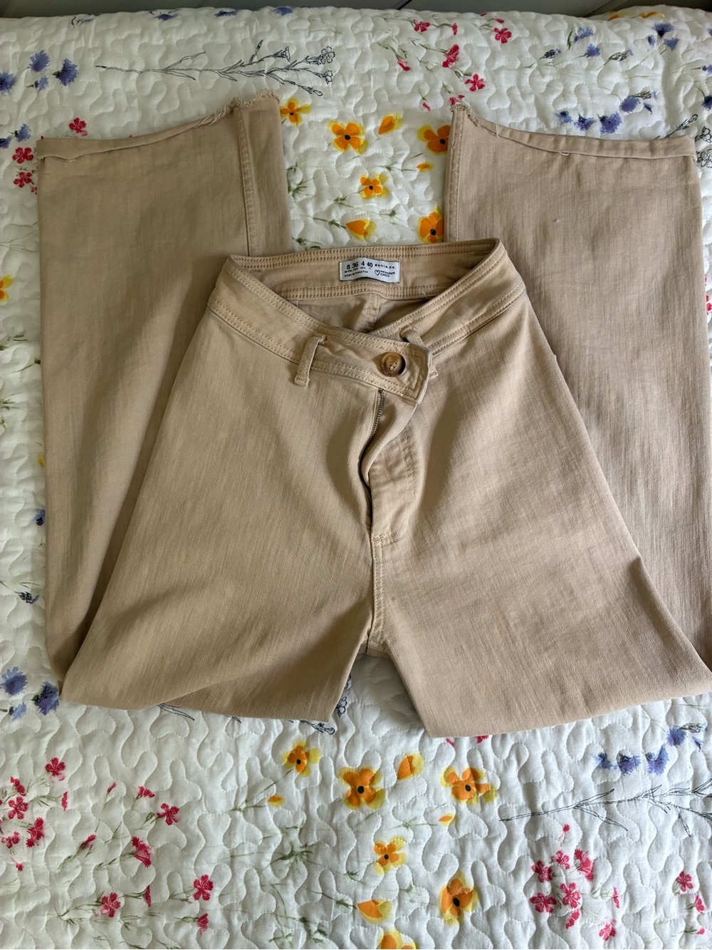 Primark Tan Straight-Leg Jeans